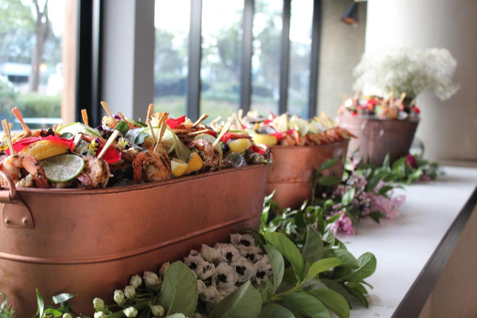 Midnight Hotel, Autograph Collection Canberra Luaran gambar A salad bar at a wedding reception